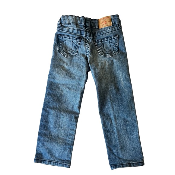 True Religion 4T Geno Relaxed slim Toddler Baby boy jeans Adjustable waist - Picture 1 of 8